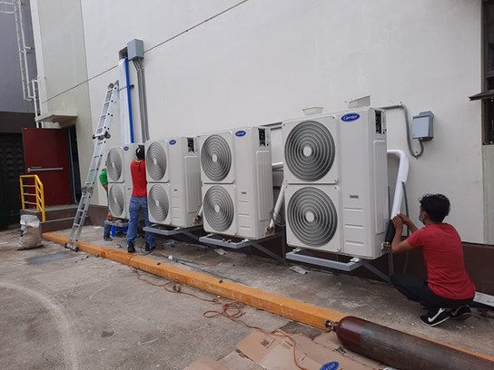 Air-conditioning units installed at EWIC Philippines