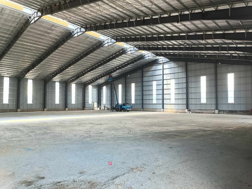 Vision Feed Mills warehouse interior in Rosario, Batangas